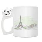 Кружка с футбольным мячиком