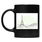 Кружка цветная UV-DTF