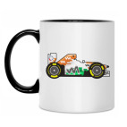 Кружка двухцветная