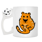 Кружка с футбольным мячиком