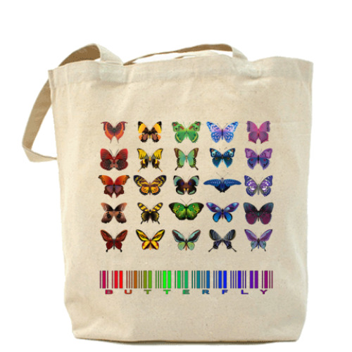 Сумка шоппер Бабочки