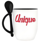 Кружка с ложкой