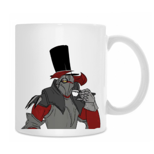 Кружка с принтом Chaos Knight tea time