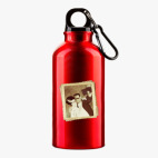 Металлическая бутылка 400 мл UV-DTF