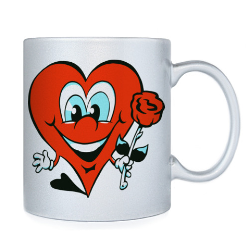 Кружка с принтом Сердце