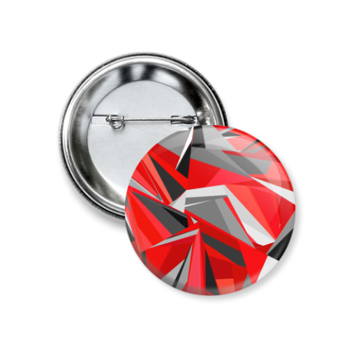 Значок 37мм с принтом Анархист арт