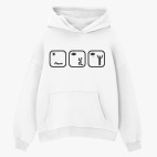 Толстовка худи оверсайз