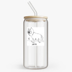 Банка с бамбуковой крышкой