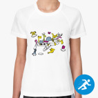 Женская спортивная футболка