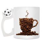 Кружка с футбольным мячиком