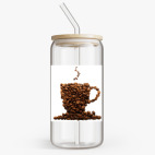 Банка с бамбуковой крышкой