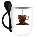 Кружка с ложкой