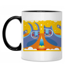 Кружка двухцветная