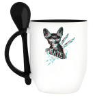 Кружка с ложкой