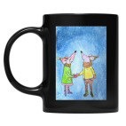 Кружка цветная UV-DTF