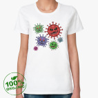 Женская футболка органик