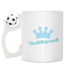 Кружка с футбольным мячиком