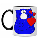 Кружка двухцветная