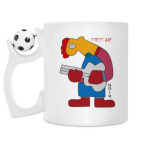 Кружка с футбольным мячиком