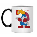 Кружка двухцветная