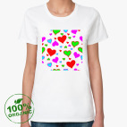 Женская футболка органик