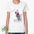 Женская футболка органик