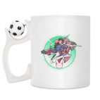 Кружка с футбольным мячиком