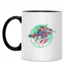 Кружка двухцветная