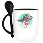 Кружка с ложкой