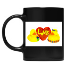 Кружка цветная UV-DTF