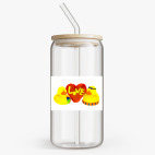 Банка с бамбуковой крышкой