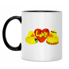 Кружка двухцветная