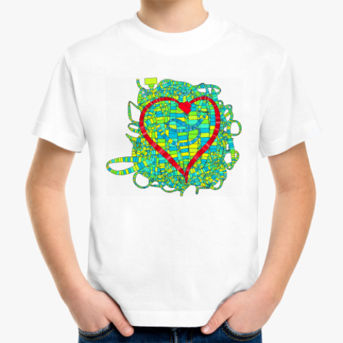 Детская футболка с принтом Беспорядок я люблю!