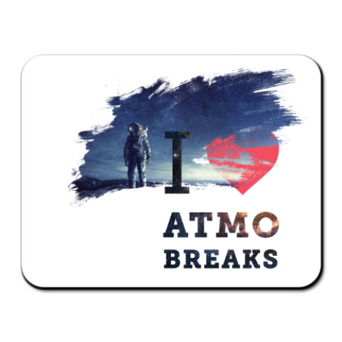 Коврик для мыши I love atmo breaks