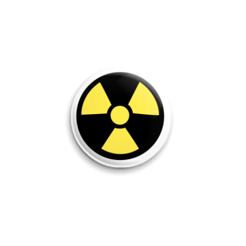 Значок 25мм Радиация