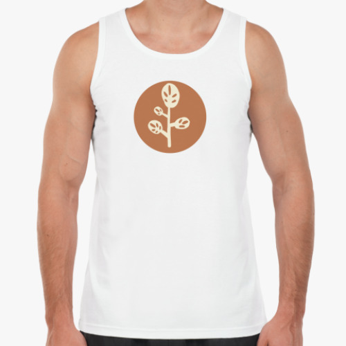 Майка с принтом Растение