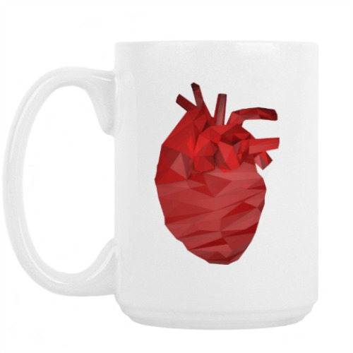 Кружка Сердце 3D