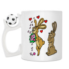 Кружка с футбольным мячиком