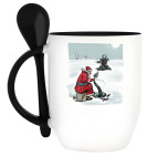 Кружка с ложкой