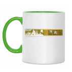 Двухцветная кружка Дизайн