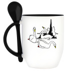 Кружка с ложкой