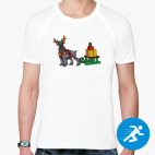 Мужская спортивная футболка