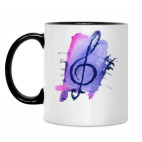 Кружка двухцветная