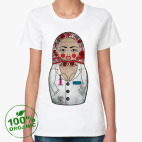 Женская футболка органик