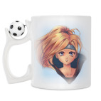 Кружка с футбольным мячиком