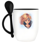 Кружка с ложкой