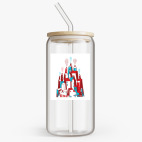 Банка с бамбуковой крышкой