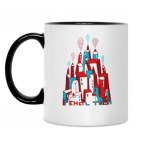 Кружка двухцветная