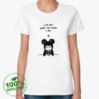 Женская футболка органик