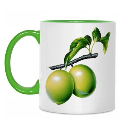 Кружка с принтом Фрукты